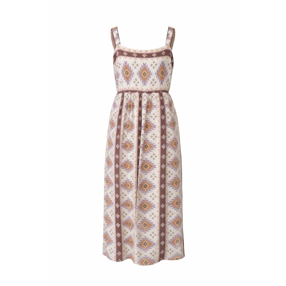Sonoma Good For Life Aztec Print Midi Sundress Size Large Desert Chic